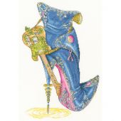 Kit broderie point de croix - Bothy Threads - Blues