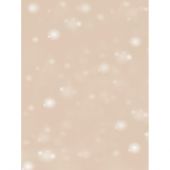 Toile à broder en coupon - Brod'star - Coupon neige sur fond beige - 30 x 40 cm