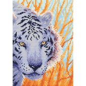 Kit de broderie Diamant - Collection d'Art - Regard de tigre