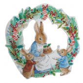 Kit de broderie Diamant - Crystal Art D.I.Y - Le pudding de Pierre Lapin