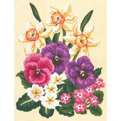Canevas Pénélope  - Collection d'Art - Fleurs de printemps