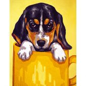 Canevas Pénélope  - Collection d'Art - Chiot beagle