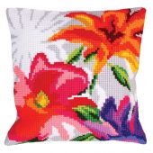 Kit de coussin gros trous - Collection d'Art - Fleurs stylisées