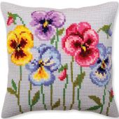 Kit de coussin gros trous - Collection d'Art - Pensées 1