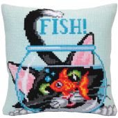 Kit de coussin gros trous - Collection d'Art - Attraper le poisson