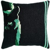 Kit de coussin canevas - Collection d'Art - Dans le noir