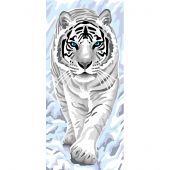 Canevas Pénélope  - Collection d'Art - Tigre blanc