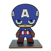 Figurine à diamanter - Crystal Art D.I.Y - Captain America