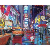 Kit de broderie Diamant sur châssis - Crystal Art D.I.Y - Times Square