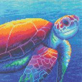 Kit de broderie Diamant sur châssis - Crystal Art D.I.Y - Tortue de mer