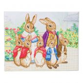 Kit de broderie Diamant sur châssis - Crystal Art D.I.Y - Pierre Lapin et sa famille