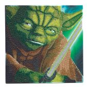 Kit de broderie Diamant sur châssis - Crystal Art D.I.Y - Yoda