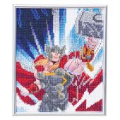 Kit de broderie Diamant sur cadre - Crystal Art D.I.Y - Thor