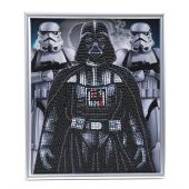 Kit de broderie Diamant sur cadre - Crystal Art D.I.Y - Dark Vador et Stormtroopers