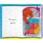 Support carton broderie Diamant - Collection d'Art - Ourson