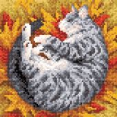 Kit de broderie Diamant - Collection d'Art - Sieste d'automne