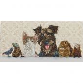 Carte broderie Diamant - Crystal Art D.I.Y - Les animaux de compagnie