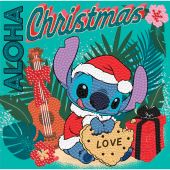 Carte broderie Diamant - Crystal Art D.I.Y - Christmas Aloha