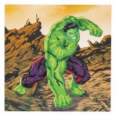 Carte broderie Diamant - Crystal Art D.I.Y - Hulk