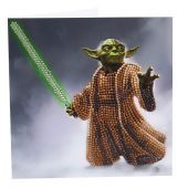 Carte broderie Diamant - Crystal Art D.I.Y - Yoda