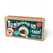 Mini kit point de croix - The Crafty Kit Compagny - Tu m'en bûche un coin