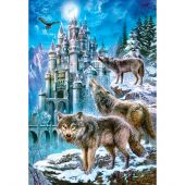 Puzzle  - Castorland - Loups et château - 1500 pièces