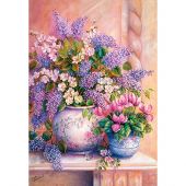 Puzzle  - Castorland - Fleurs lilas - 1500 pièces