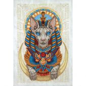 Kit broderie point de croix avec perles - Charivna Mit - Légendes d'Egypte - Sphinx