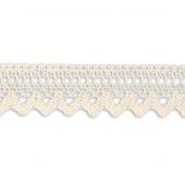 Dentelle au mètre - LMC - Dentelle écrue (2.1 cm)