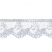 Dentelle au mètre - LMC - Dentelle bleue (3 cm)