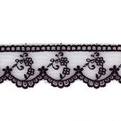 Dentelle au mètre - LMC - Dentelle noire (3 cm)