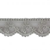 Dentelle au mètre - LMC - Dentelle grise (3 cm)