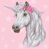 Kit de broderie Diamant - Diamond Art - Licorne