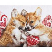 Kit de broderie Diamant - Diamond Dotz - J'adore les câlins