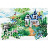 Kit de broderie Diamant - Diamond Dotz - Refuge d'été