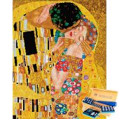 Coffret Masterclass broderie Diamant - Diamond Dotz - Le baiser d'après Klimt