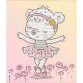 Kit de broderie Diamant - Diamond Dotz - Ours de ballet