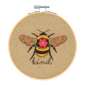 Kit de broderie sur tambour - Dimensions - Jolie abeille