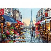 Kit de peinture par numéro - Dimensions - Boutique de fleurs à Paris