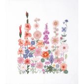 Kit broderie point de croix - DMC - Fleurs grimpantes