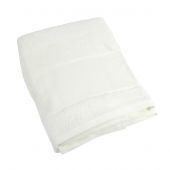 Serviette de toilette à broder  - DMC - Drap de bain Ecru