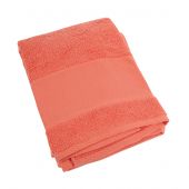 Serviette de toilette à broder  - DMC - Drap de bain Corail