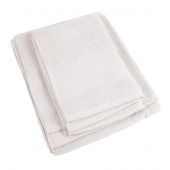 Serviette de toilette à broder  - DMC - Lot de 2 serviettes éponge coloris Blanc