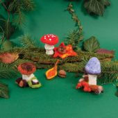 Kit de feutrage - DMC - Champignons