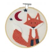 Kit broderie punch needle - DMC - Fox le renard