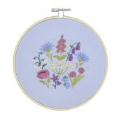 Kit au point de broderie  - DMC - Jardin anglais