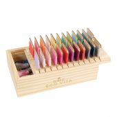Rangement pour fils - DMC - Boîte avec 24 cartelettes en bois