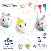 Livre - DMC - 4 idées à crocheter - Happy Cotton Book 4
