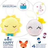 Livre - DMC - 4 idées à crocheter - Happy Cotton Book 5
