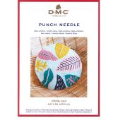 Fiche créative - DMC - Coussin rond - Punch Needle